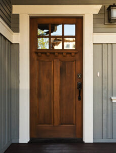 How to Keep a Wood Door Protected Against Rain